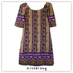 Hello Miss Floral Boho Chiffon Dress NWOT - M